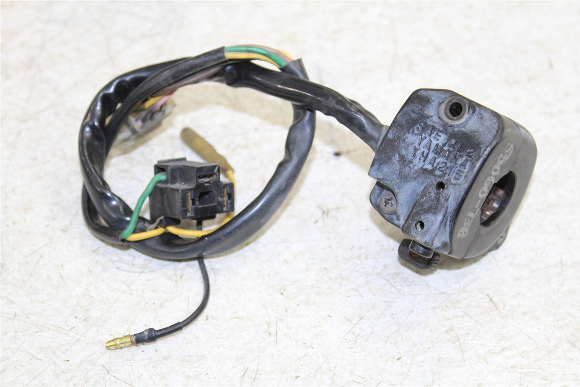 1989 Yamaha XT 600 Left Handlebar Headlight Light Switch On Off Horn