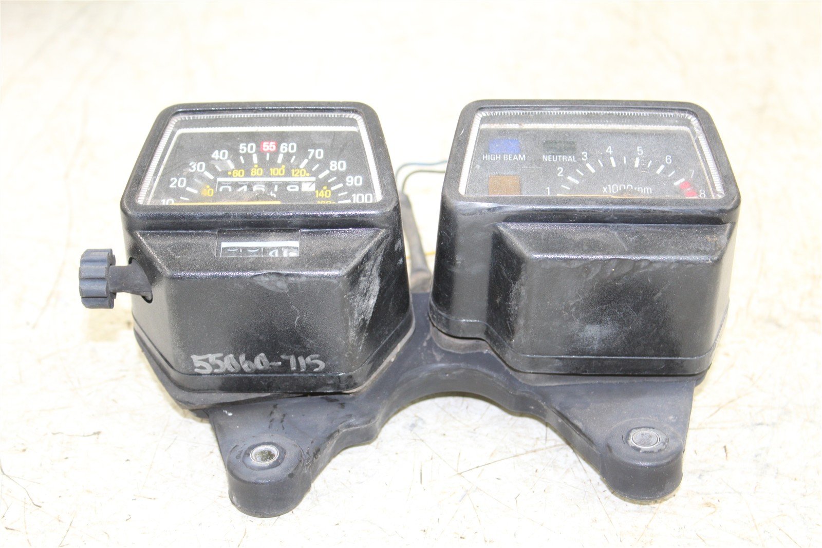 1989 Yamaha XT 600 Speedometer Tachometer Instrument Gauge Cluster