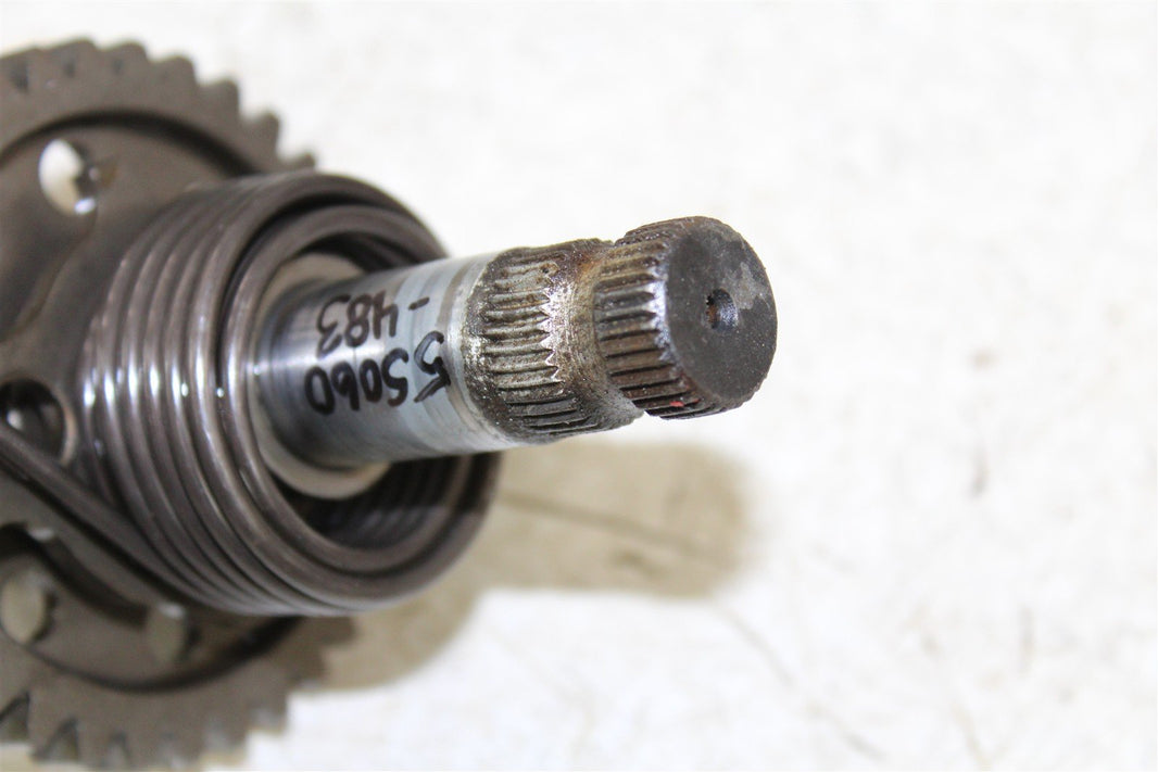 1989 Yamaha XT 600 Kick Start Shaft Kicker Gear Spring