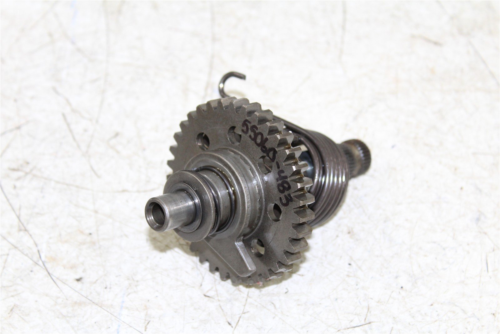 1989 Yamaha XT 600 Kick Start Shaft Kicker Gear Spring