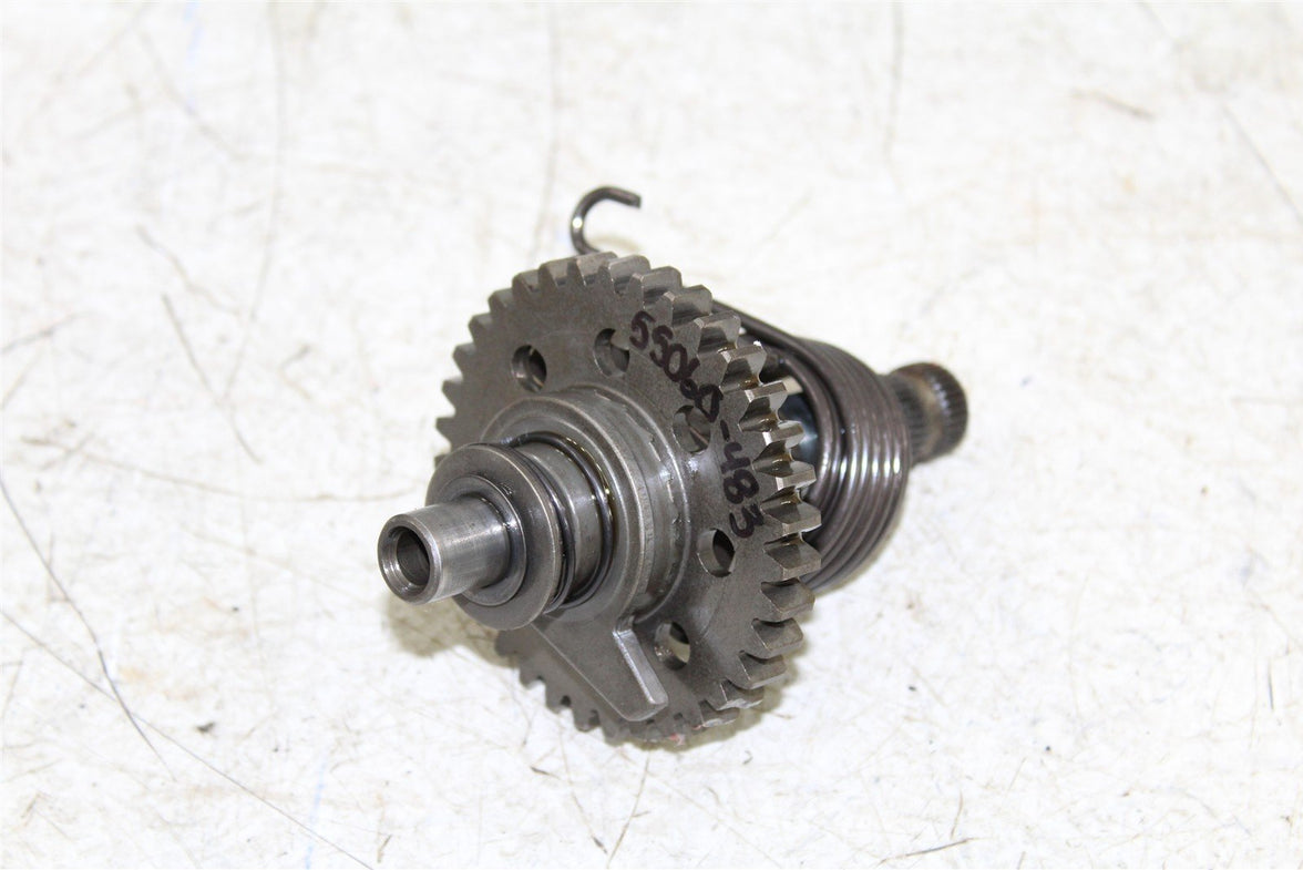 1989 Yamaha XT 600 Kick Start Shaft Kicker Gear Spring