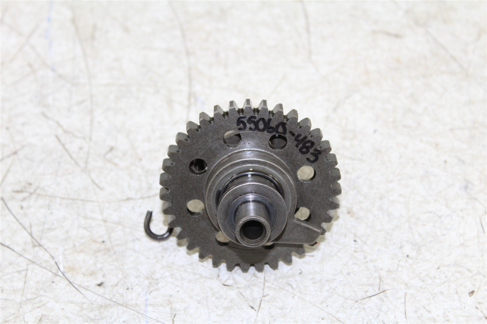 1989 Yamaha XT 600 Kick Start Shaft Kicker Gear Spring