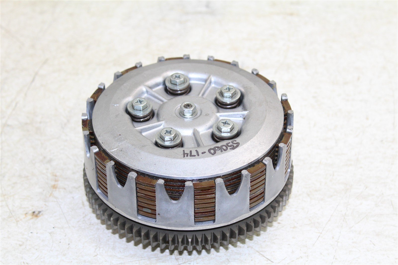 1989 Yamaha XT 600 Clutch Basket Inner Hub Pressure Plate