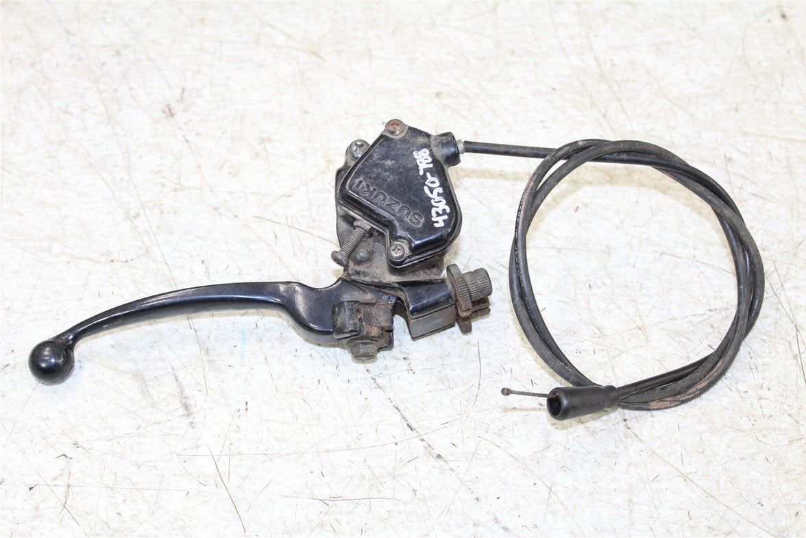 1988 Suzuki Quadsport LT 80 Throttle Brake Lever Housing w/ Cable