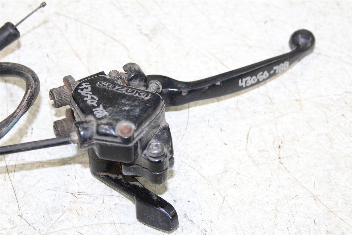 1988 Suzuki Quadsport LT 80 Throttle Brake Lever Housing w/ Cable