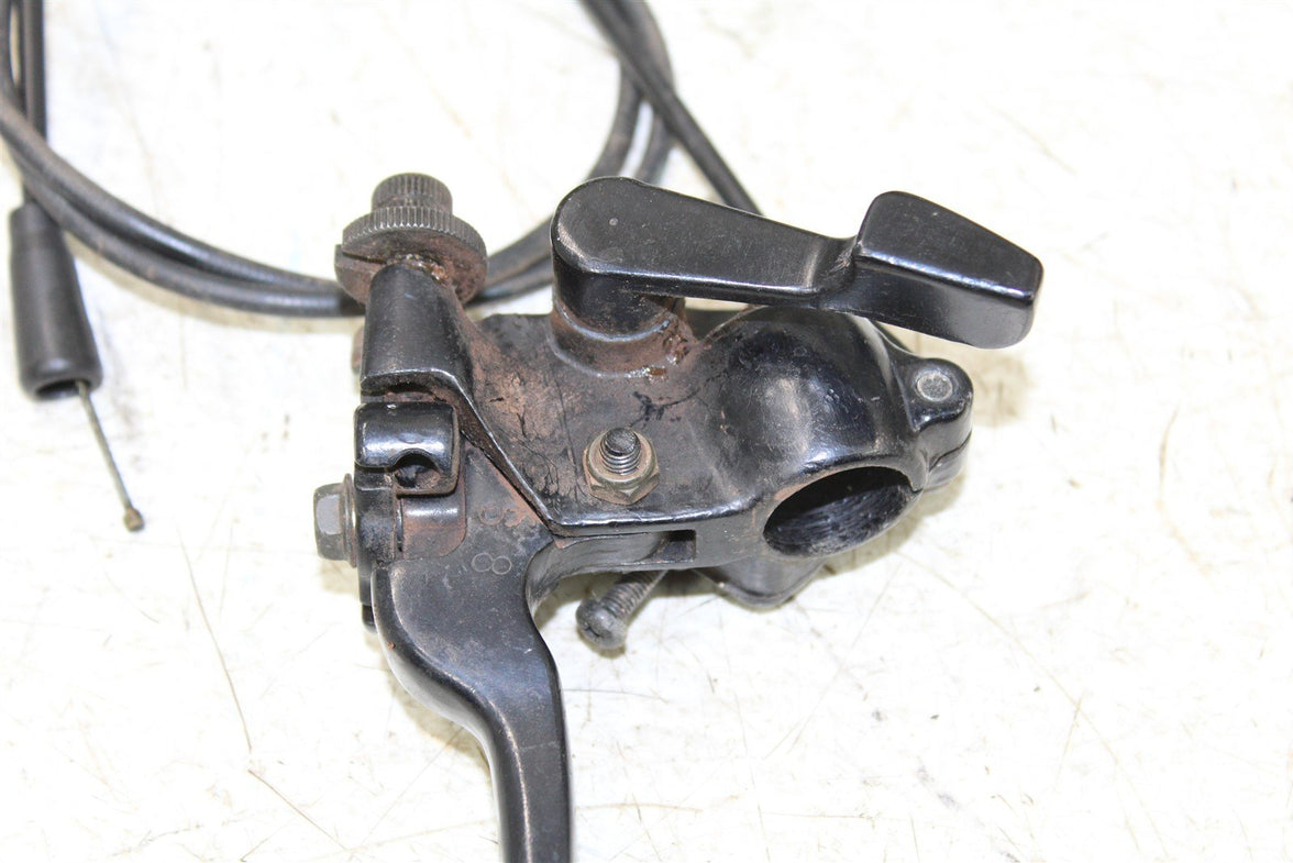 1988 Suzuki Quadsport LT 80 Throttle Brake Lever Housing w/ Cable