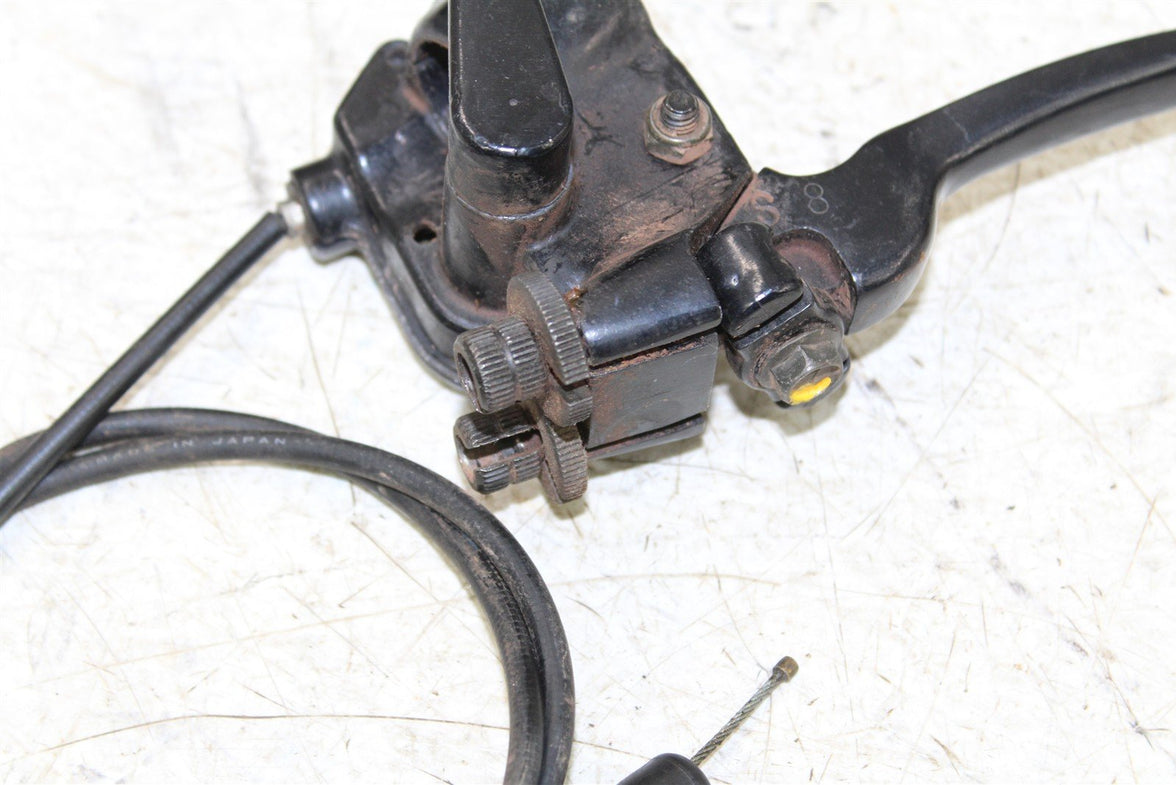 1988 Suzuki Quadsport LT 80 Throttle Brake Lever Housing w/ Cable