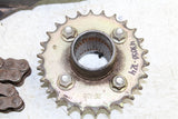 1988 Suzuki Quadsport LT 80 Chain & Sprockets Mount Hub w/ Guard Shield