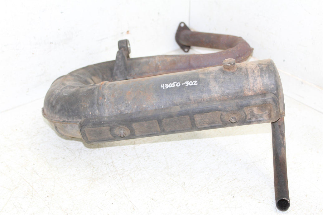 1988 Suzuki Quadsport LT 80 Exhaust Head Pipe Silencer Muffler