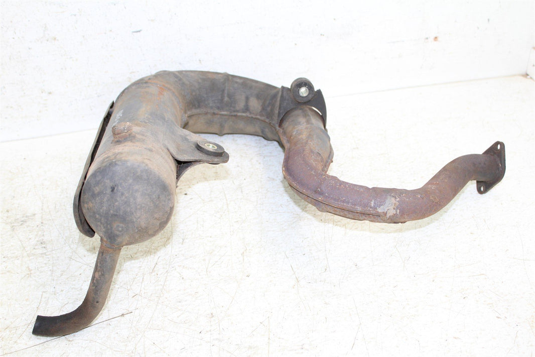 1988 Suzuki Quadsport LT 80 Exhaust Head Pipe Silencer Muffler