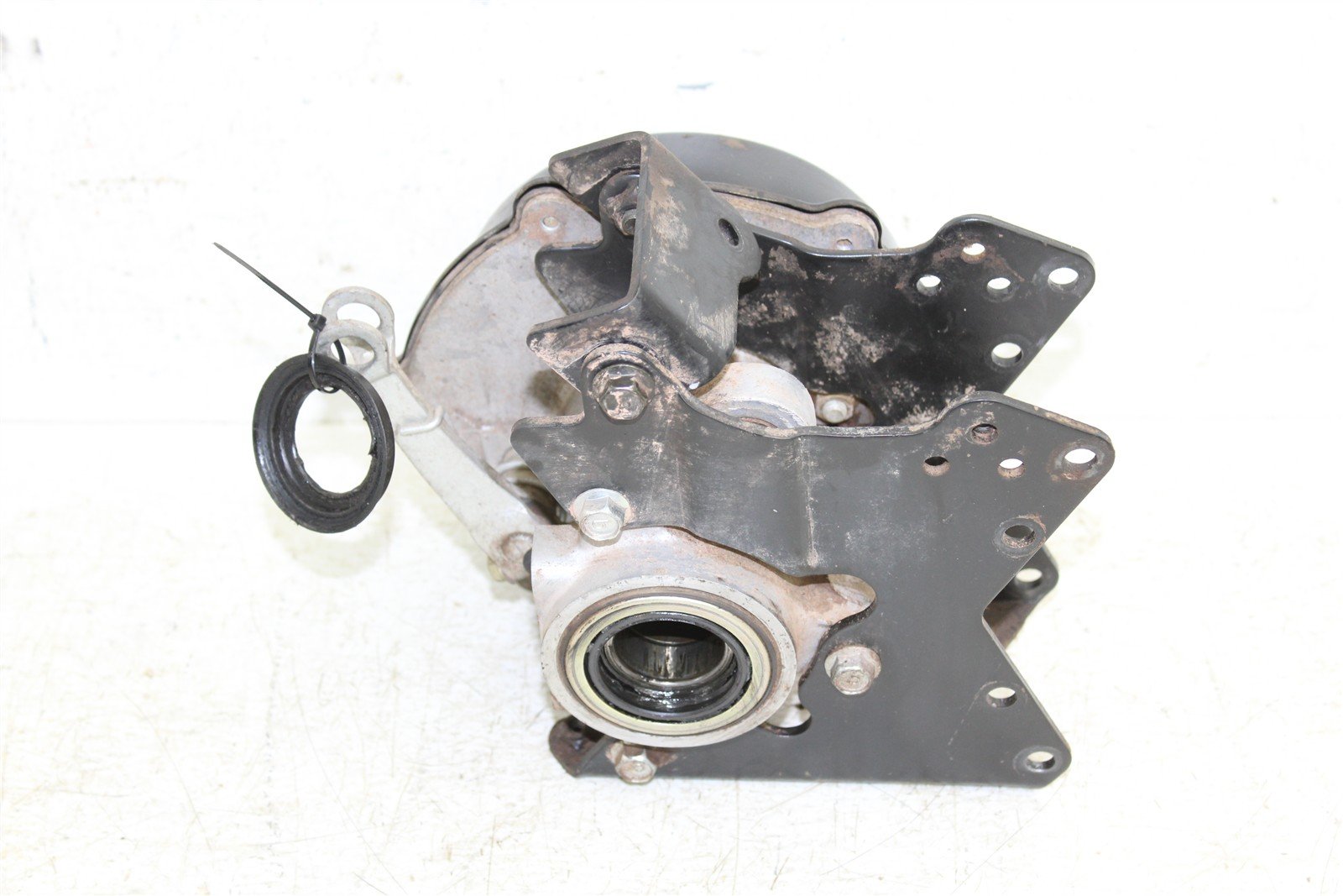 1988 Suzuki Quadsport LT 80 Rear Brake Drum Assembly Axle Carrier Backing Plate