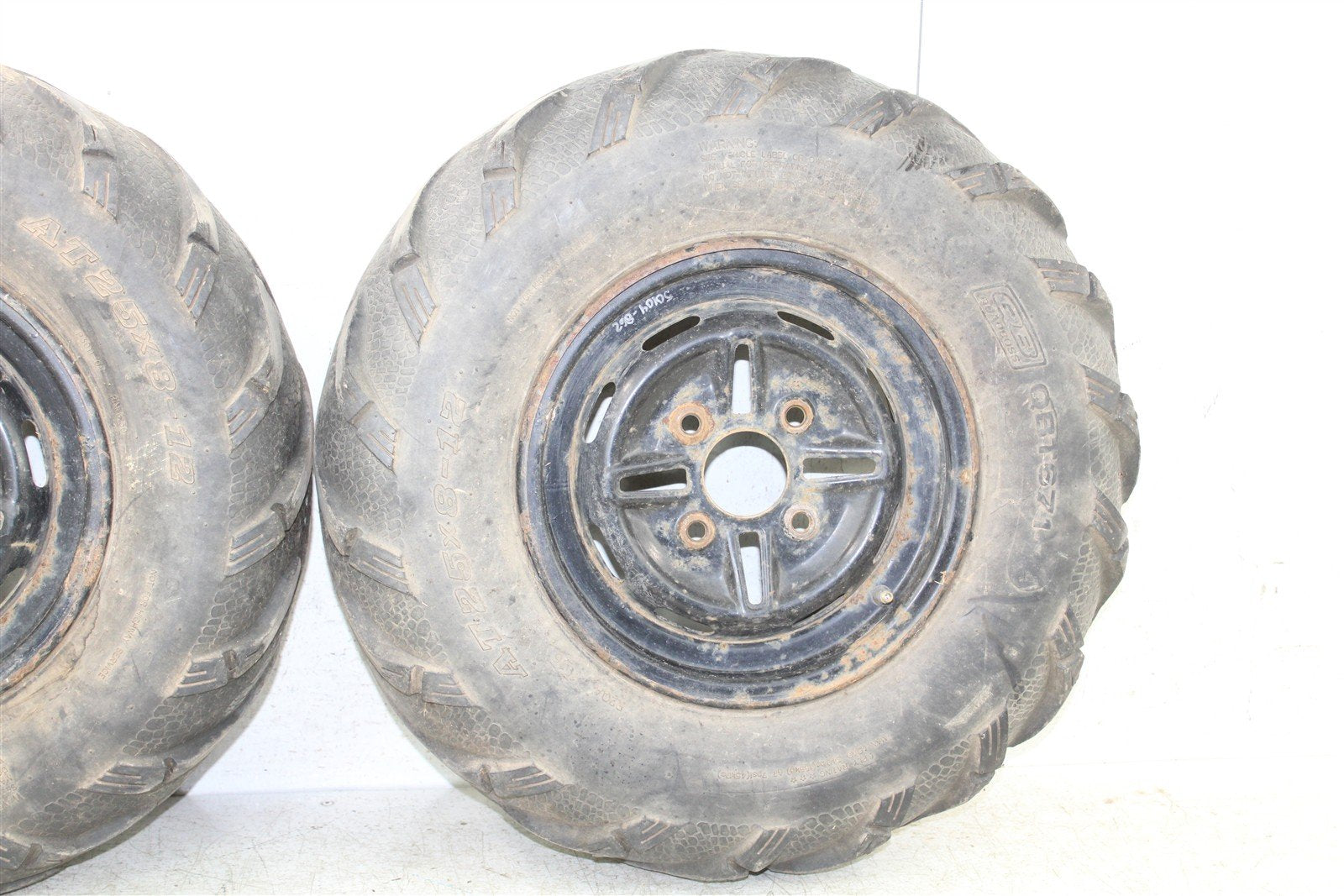 2003 Yamaha Kodiak 400 2X4 Front Wheel Set Rims
