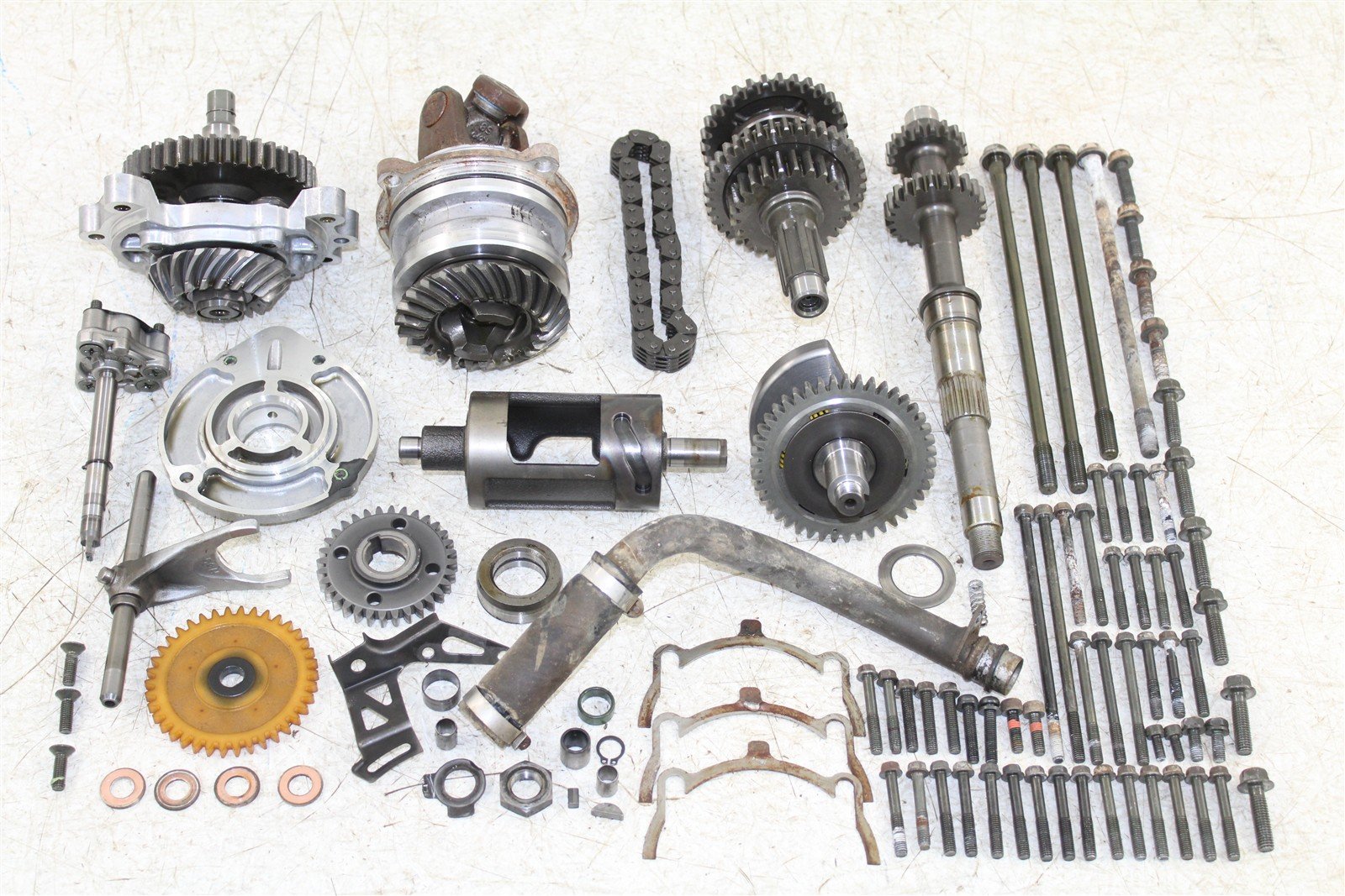 2003 Yamaha Kodiak 400 2X4 Transmission Gears Shift Shaft Forks Drum