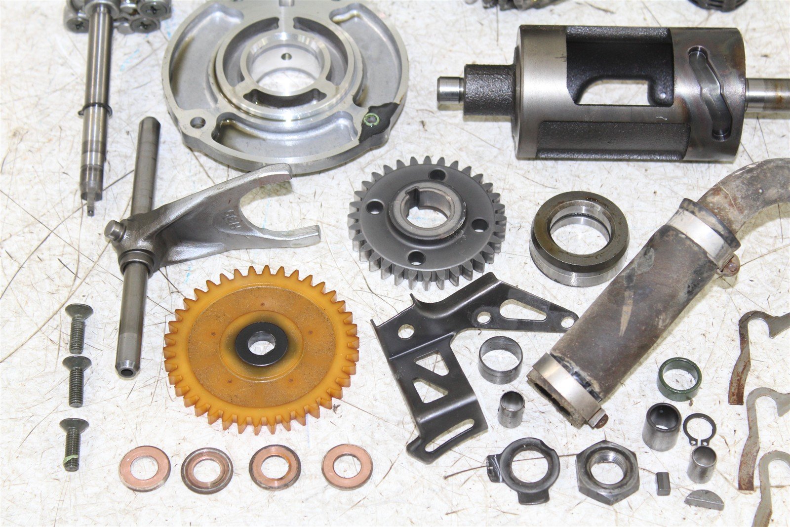 2003 Yamaha Kodiak 400 2X4 Transmission Gears Shift Shaft Forks Drum