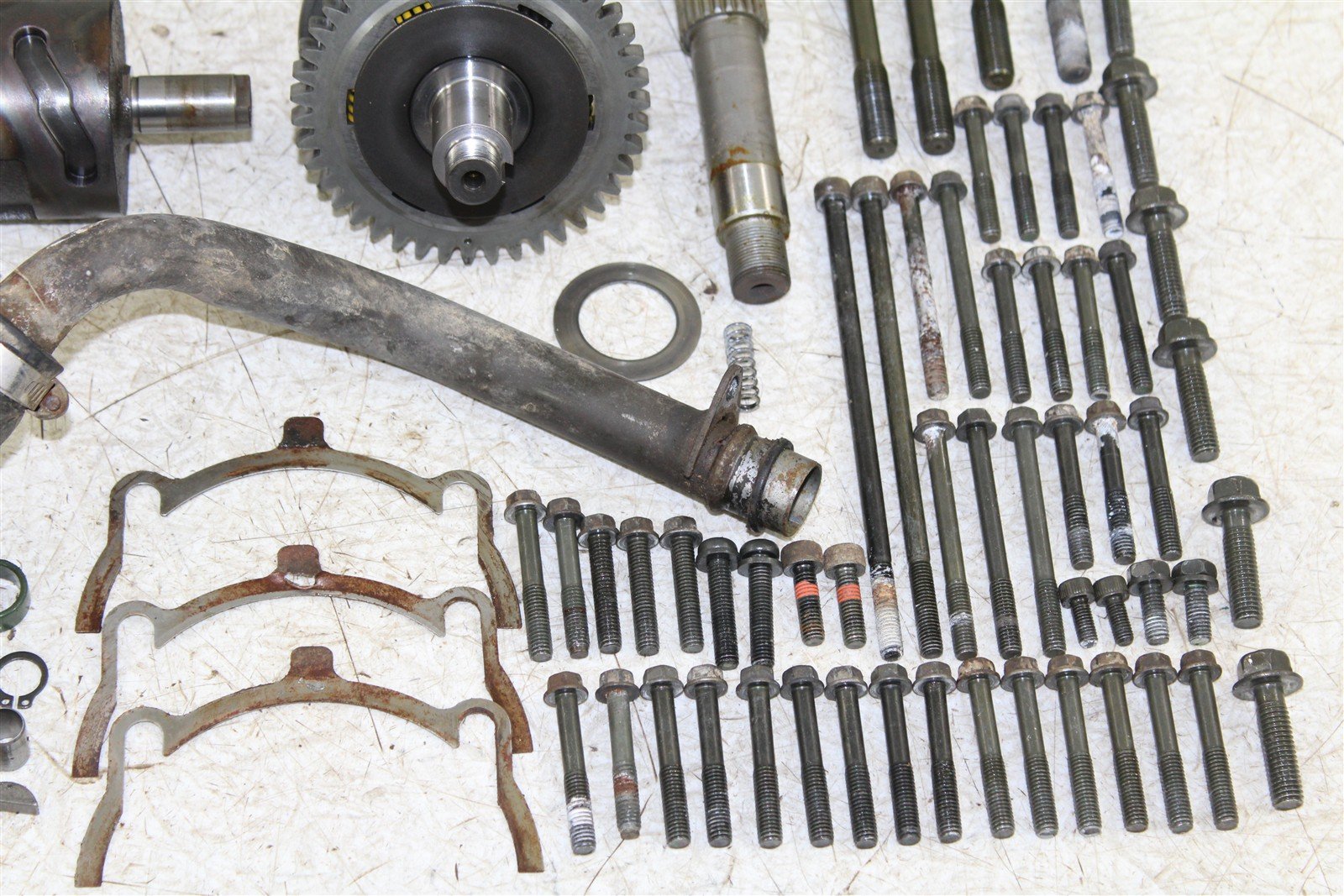 2003 Yamaha Kodiak 400 2X4 Transmission Gears Shift Shaft Forks Drum