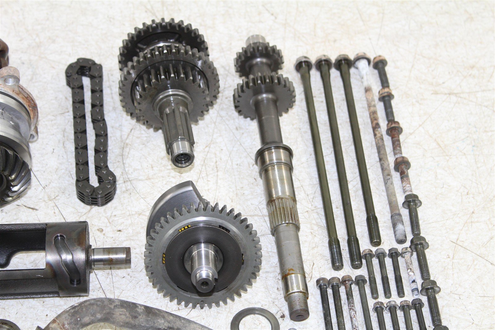 2003 Yamaha Kodiak 400 2X4 Transmission Gears Shift Shaft Forks Drum