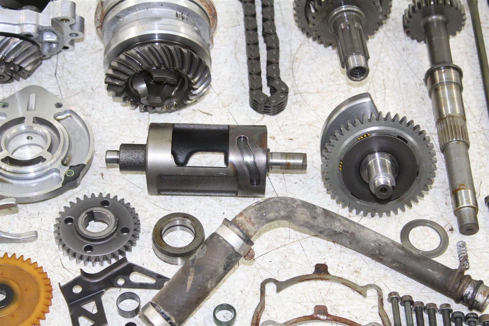 2003 Yamaha Kodiak 400 2X4 Transmission Gears Shift Shaft Forks Drum