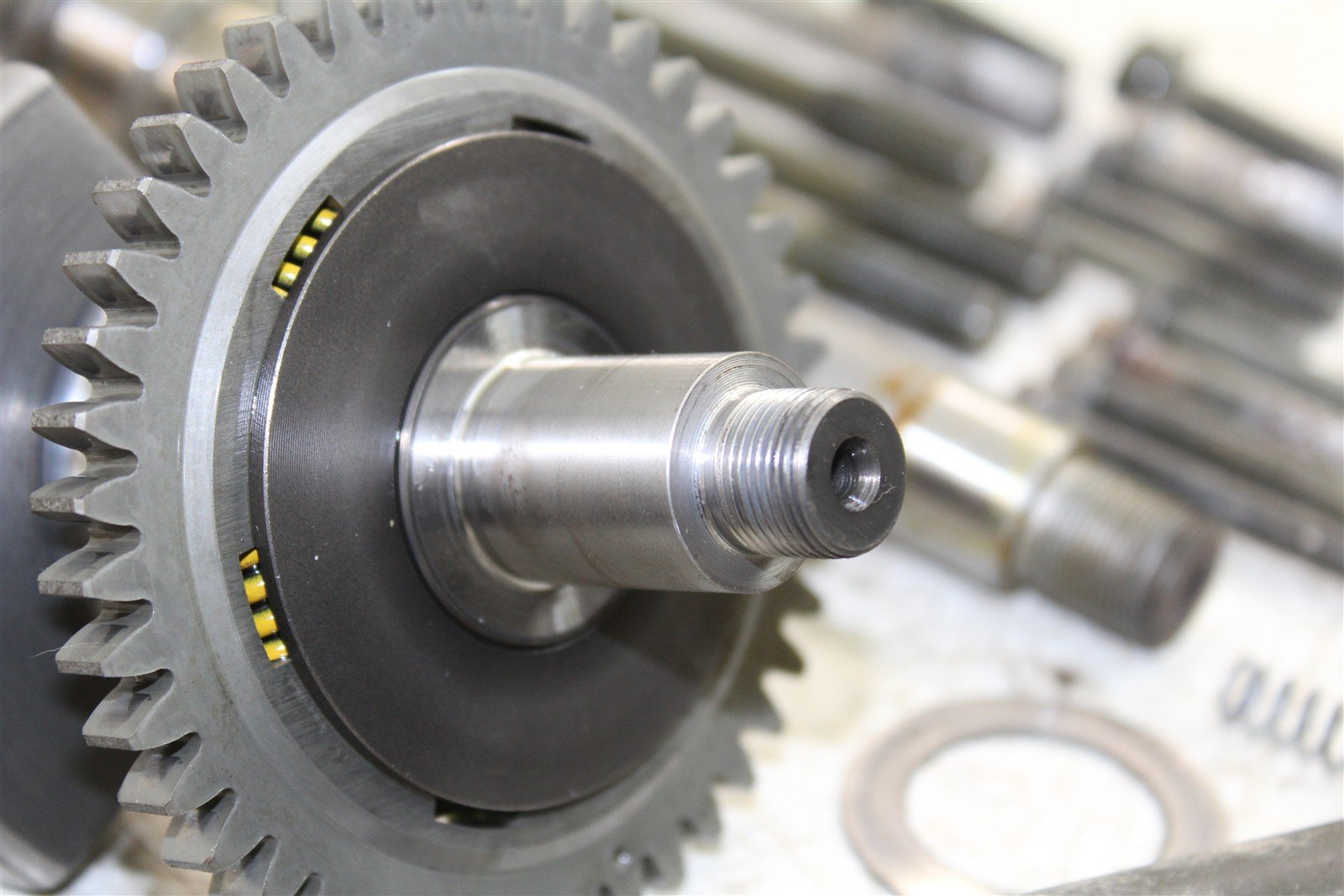 2003 Yamaha Kodiak 400 2X4 Transmission Gears Shift Shaft Forks Drum