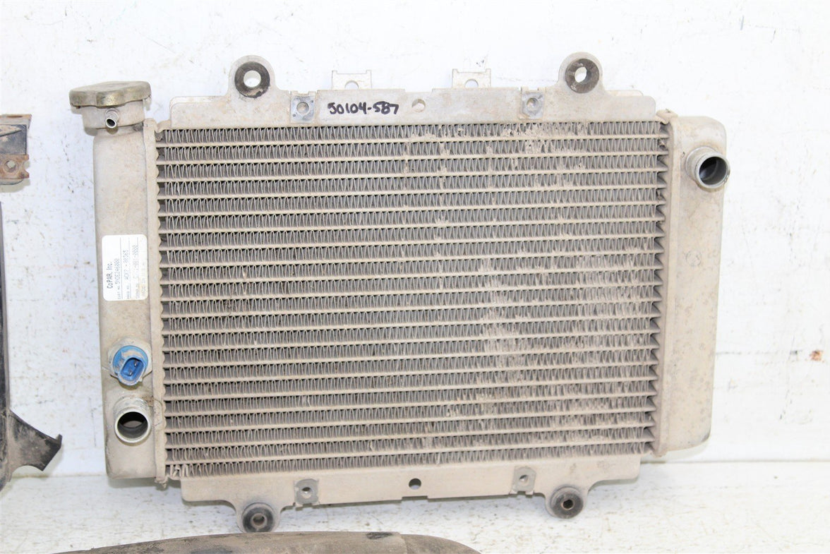 2003 Yamaha Kodiak 400 2X4 Radiator w/ Coolant Hoses & Support