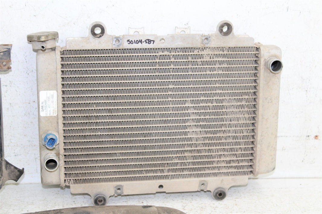 2003 Yamaha Kodiak 400 2X4 Radiator w/ Coolant Hoses & Support