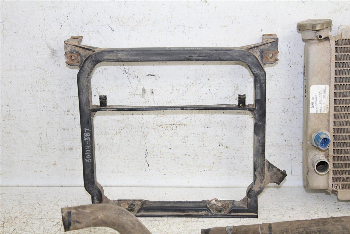 2003 Yamaha Kodiak 400 2X4 Radiator w/ Coolant Hoses & Support