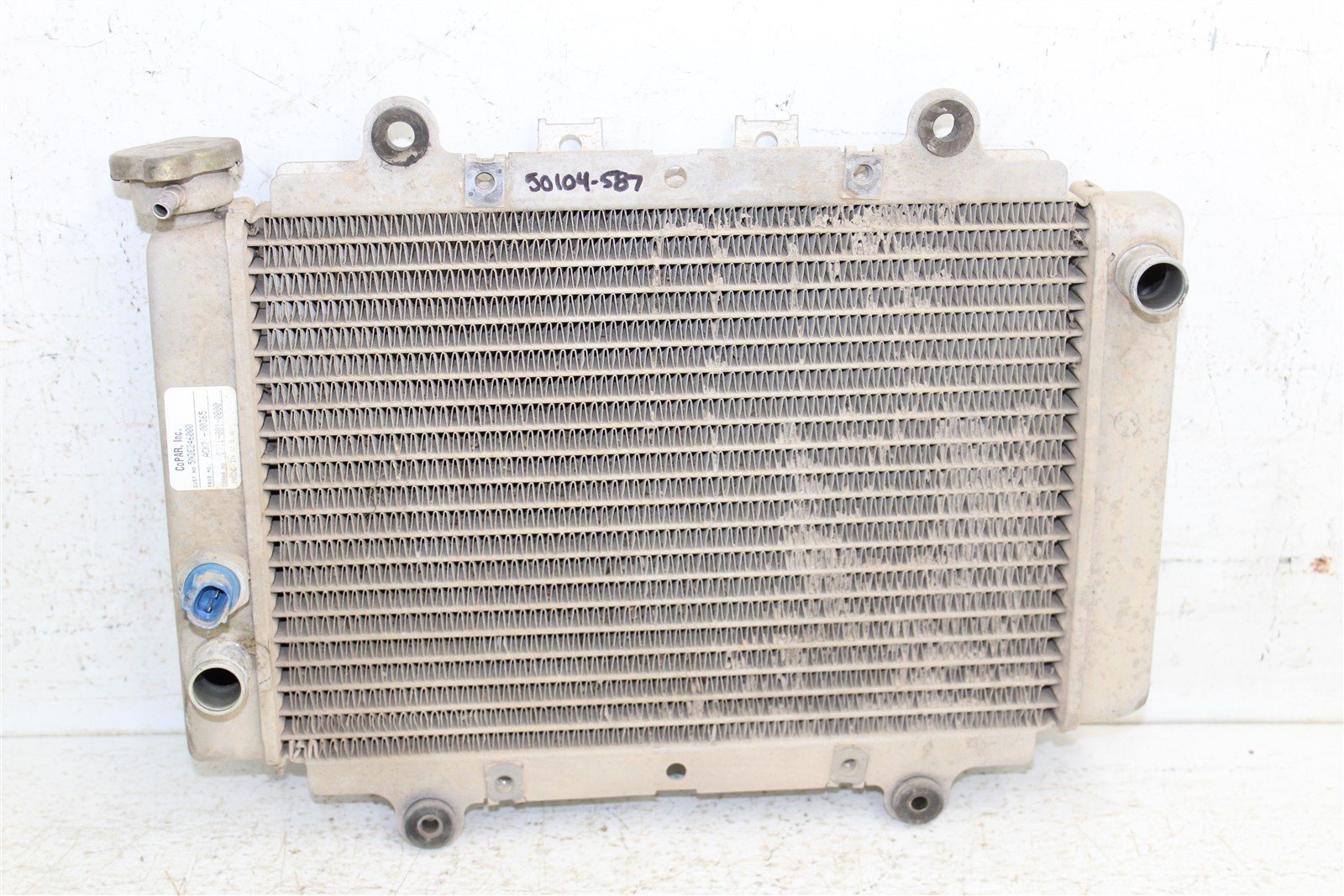 2003 Yamaha Kodiak 400 2X4 Radiator w/ Coolant Hoses & Support