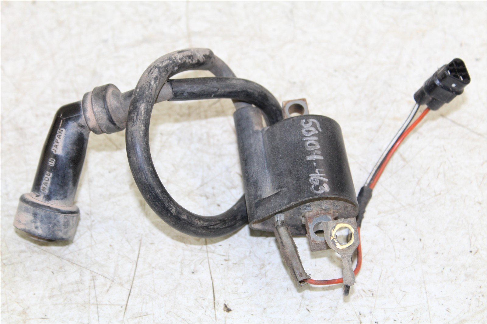 2003 Yamaha Kodiak 400 2X4 Ignition Coil Wire Spark Plug Boot