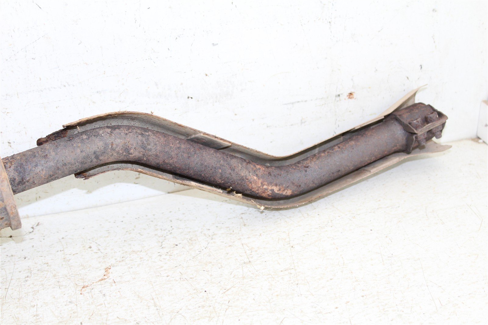 2003 Yamaha Kodiak 400 2X4 Exhaust Head Pipe Silencer Muffler