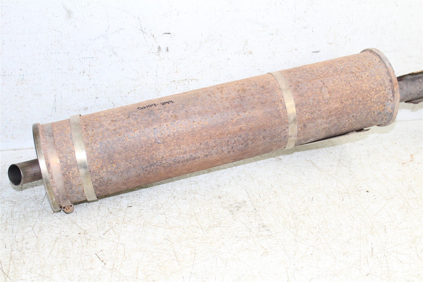 2003 Yamaha Kodiak 400 2X4 Exhaust Head Pipe Silencer Muffler