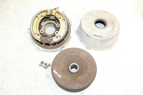 2003 Yamaha Kodiak 400 2X4 Rear Brake Drum Hub Assembly Backing Plate