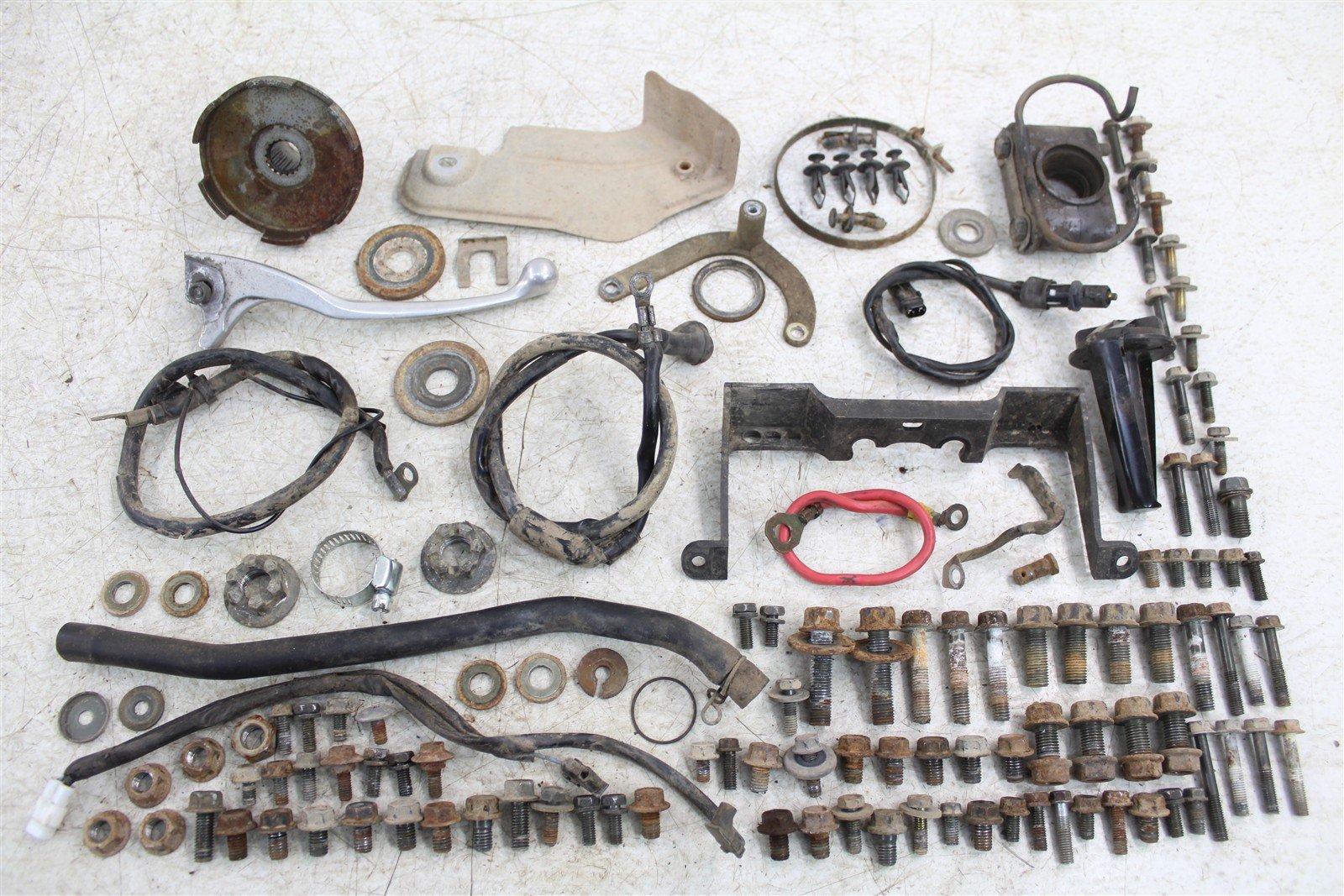 2003 Yamaha Kodiak 400 2X4 Chassis Bolt Kit Hardware Bracket Mount Lever Wire