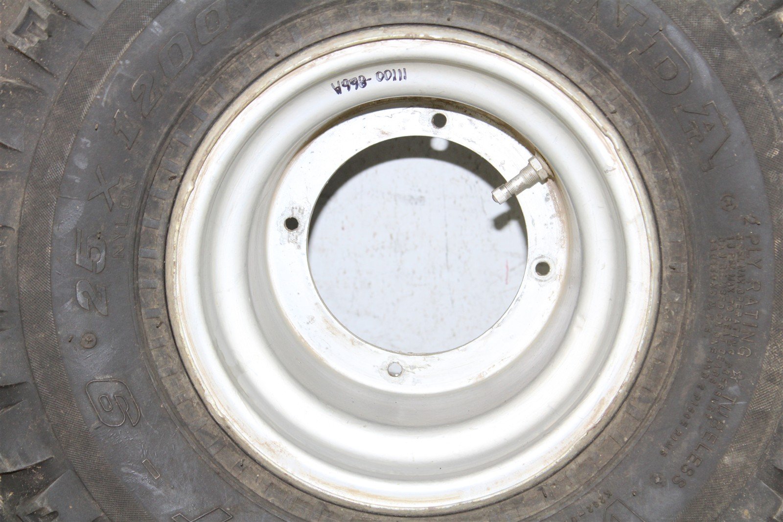 1984 Honda ATC 200ES Rear Wheel Set Rims w/ Kenda Viper Tires