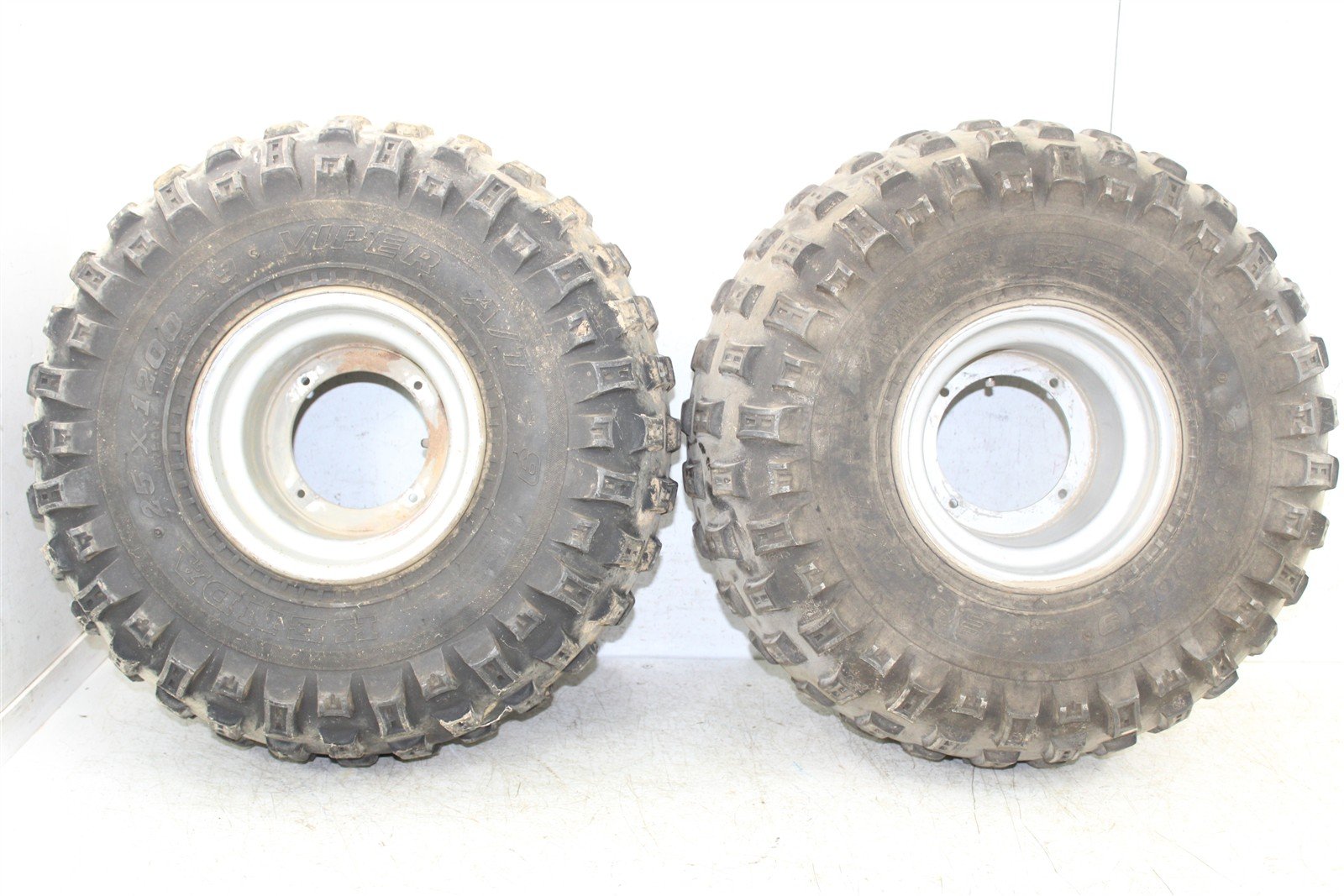 1984 Honda ATC 200ES Rear Wheel Set Rims w/ Kenda Viper Tires