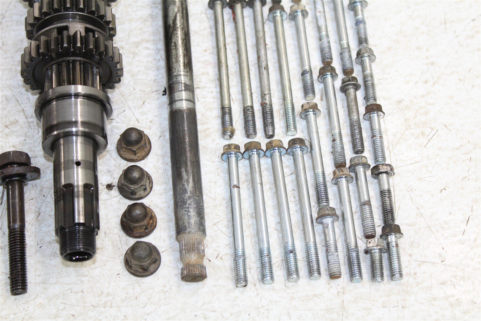 1984 Honda ATC 200ES Transmission Gears Shift Shaft Forks Drum