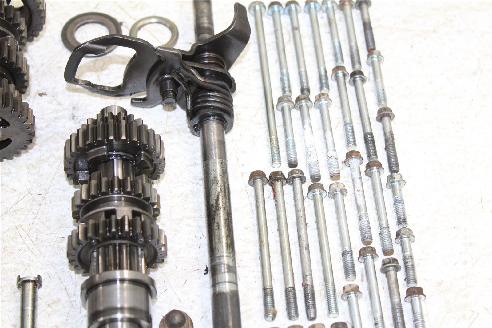 1984 Honda ATC 200ES Transmission Gears Shift Shaft Forks Drum