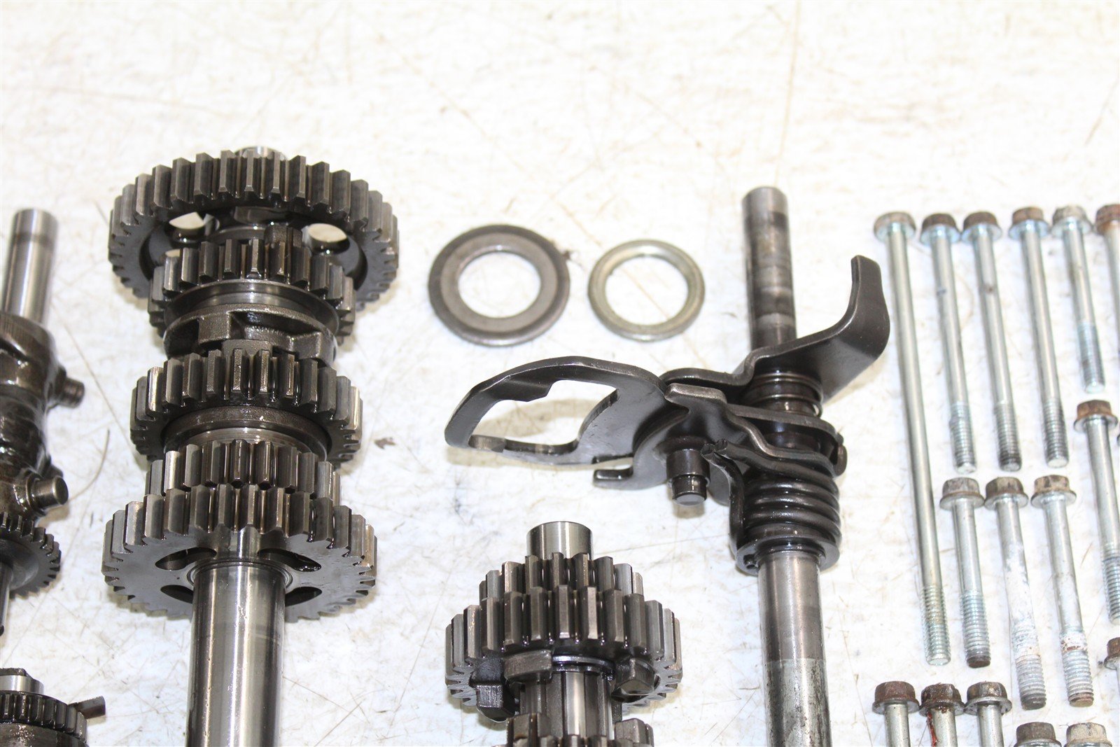 1984 Honda ATC 200ES Transmission Gears Shift Shaft Forks Drum