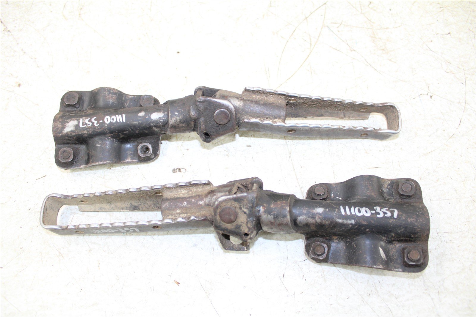 1984 Honda ATC 200ES Foot Pegs Rests Set Left Right