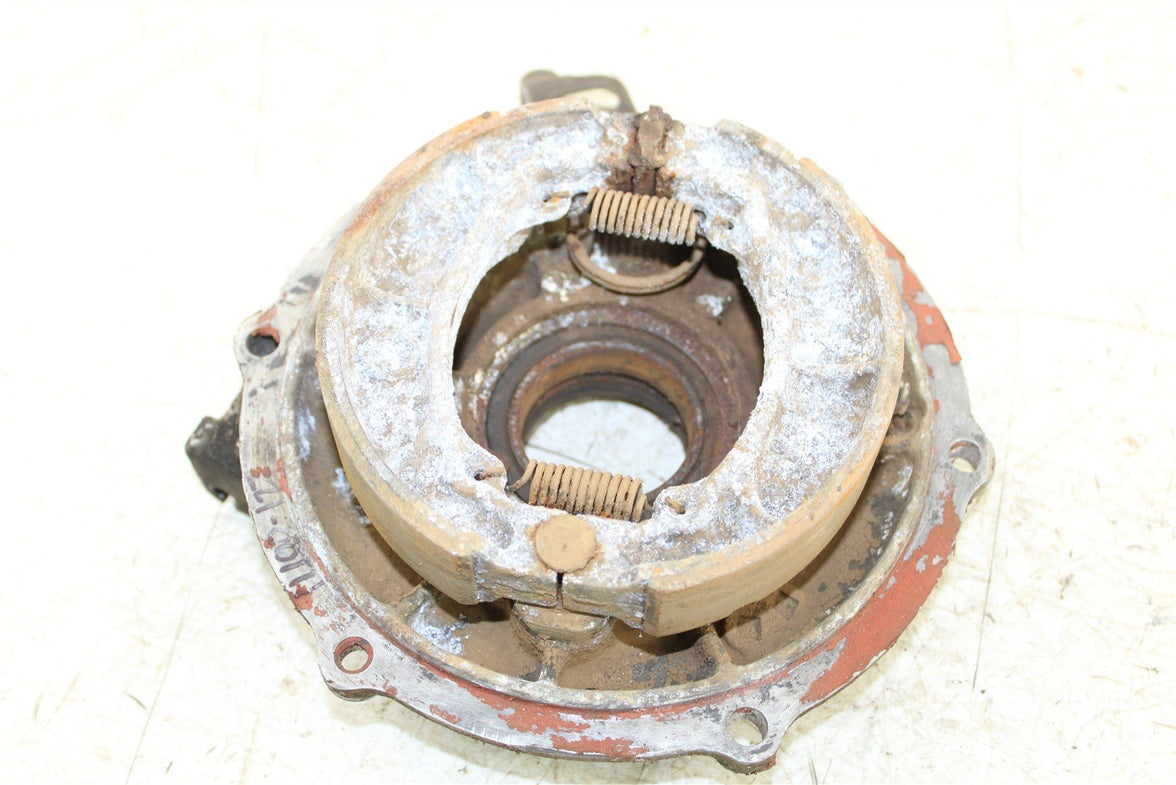 1984 Honda ATC 200ES Rear Brake Drum Backing Plate Panel Hub