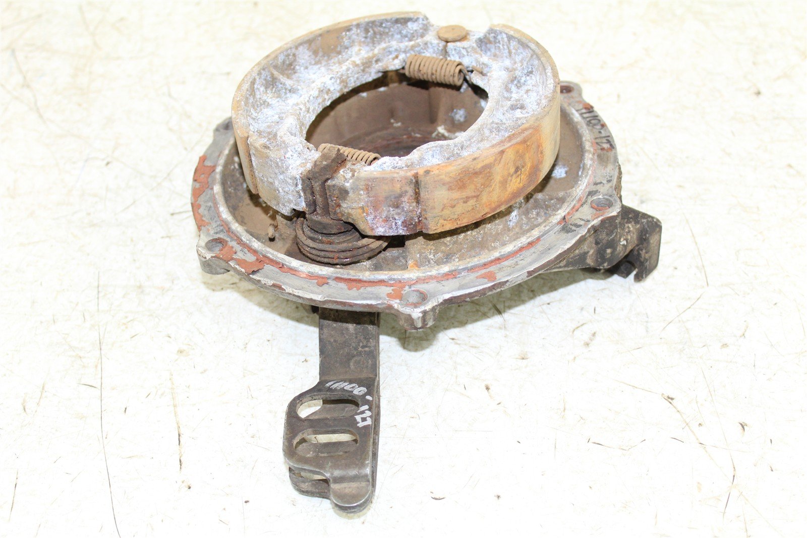 1984 Honda ATC 200ES Rear Brake Drum Backing Plate Panel Hub