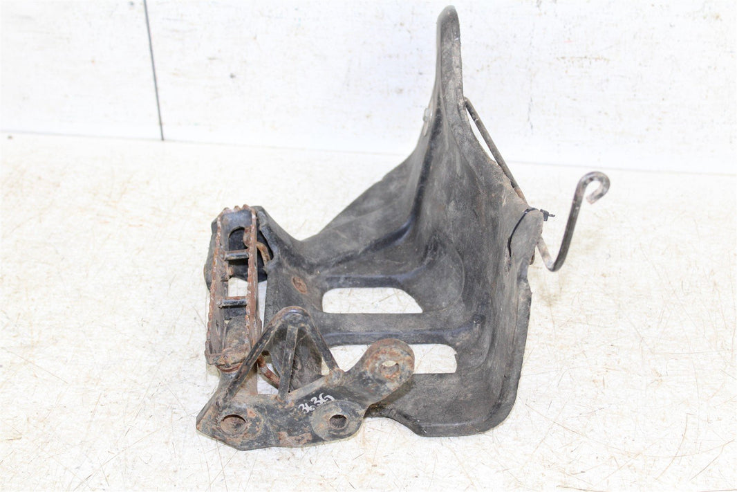 1998 Honda TRX 300EX Right Heel Guard w/ Frame