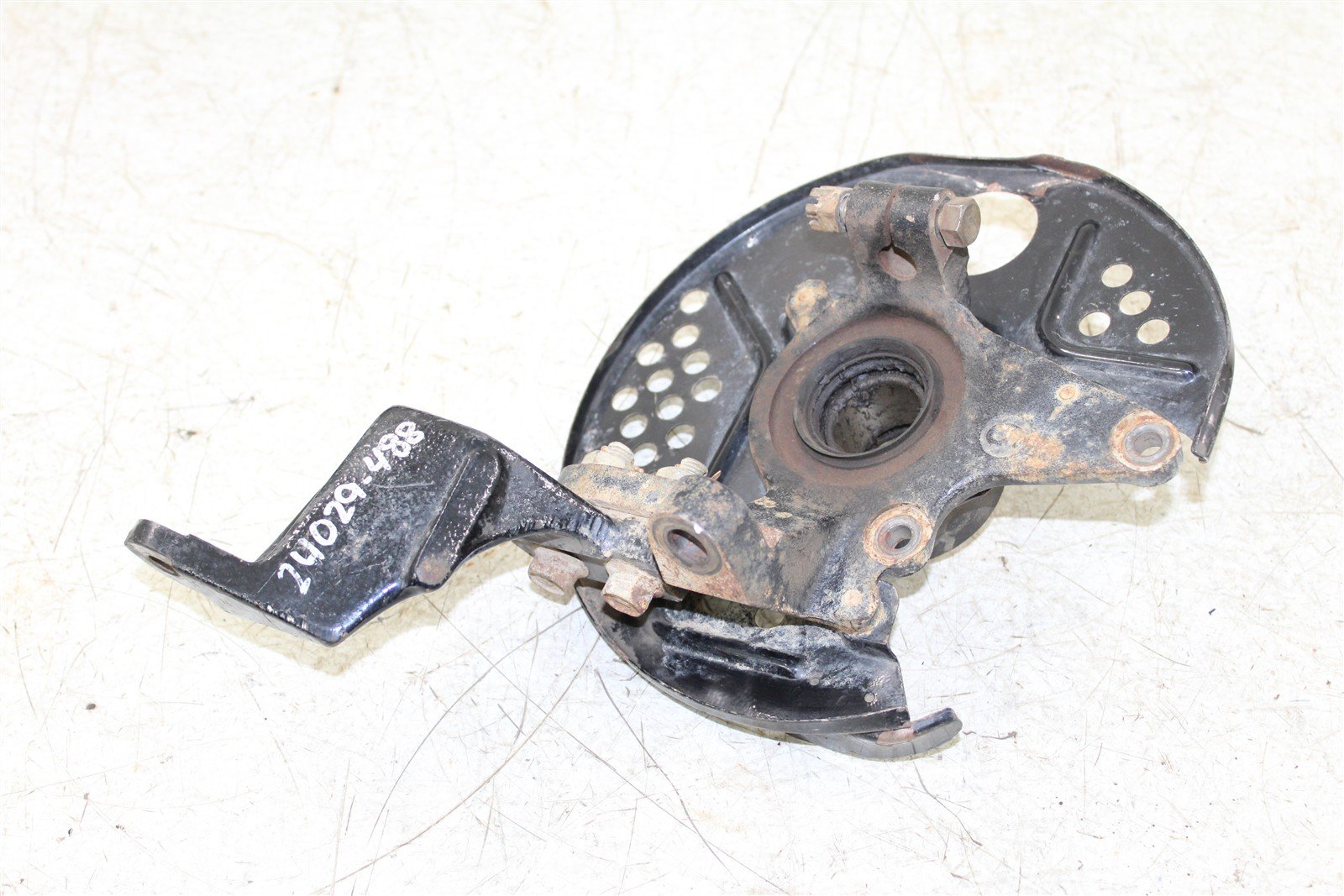 1999 Kawasaki Bayou 300 4x4 Front Right Knuckle Spindle A Arm Mount