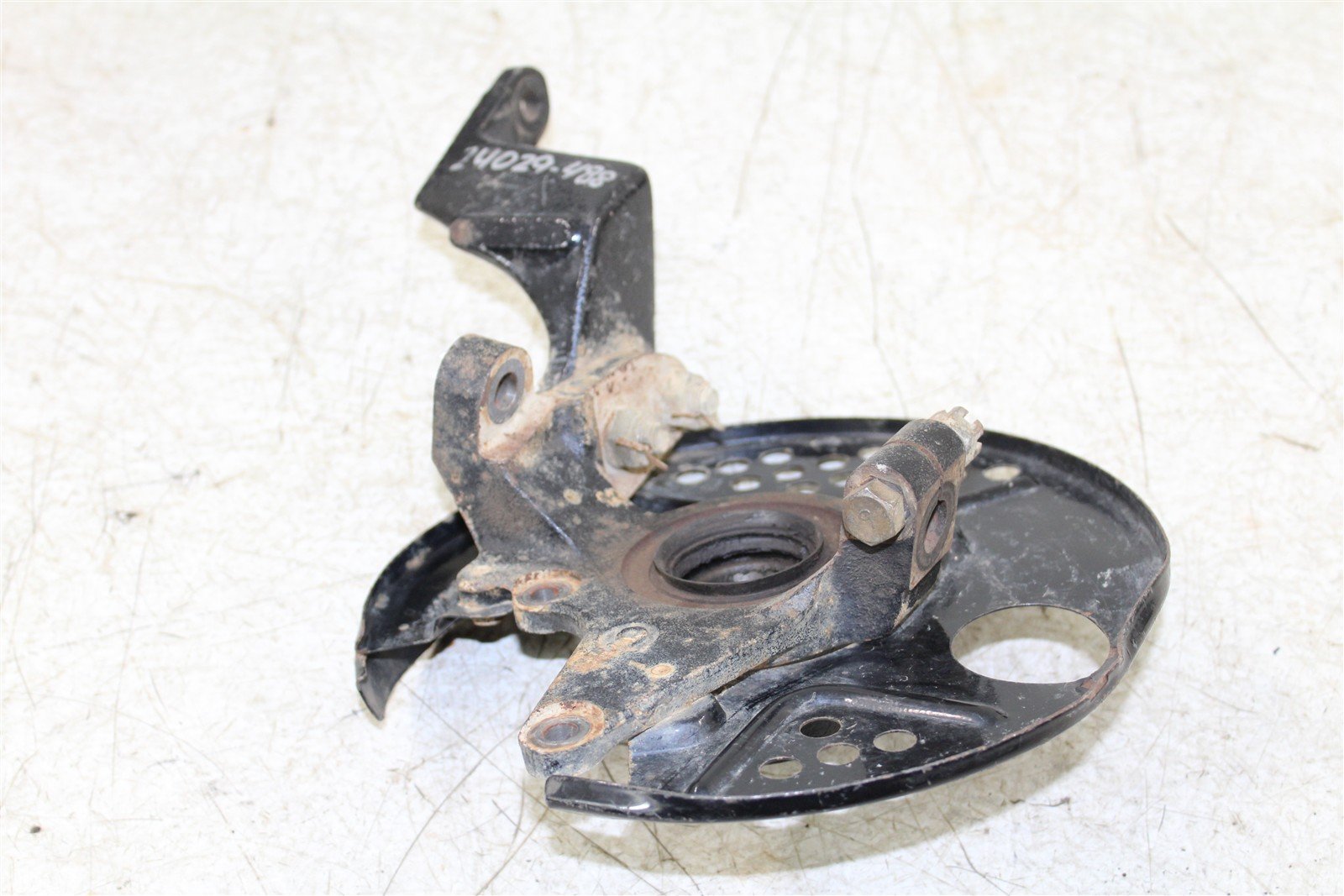 1999 Kawasaki Bayou 300 4x4 Front Right Knuckle Spindle A Arm Mount