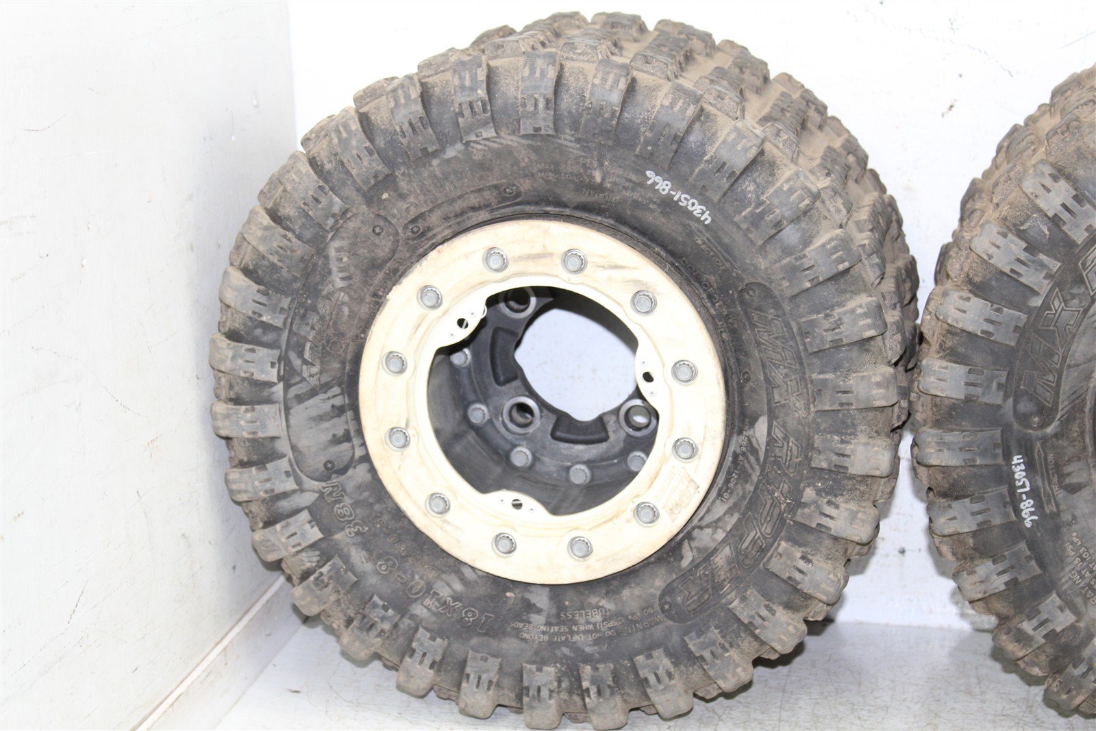 2007 Suzuki LTR 450 Hiper Carbon Fiber Bead Lock Rear Wheel Set Rims