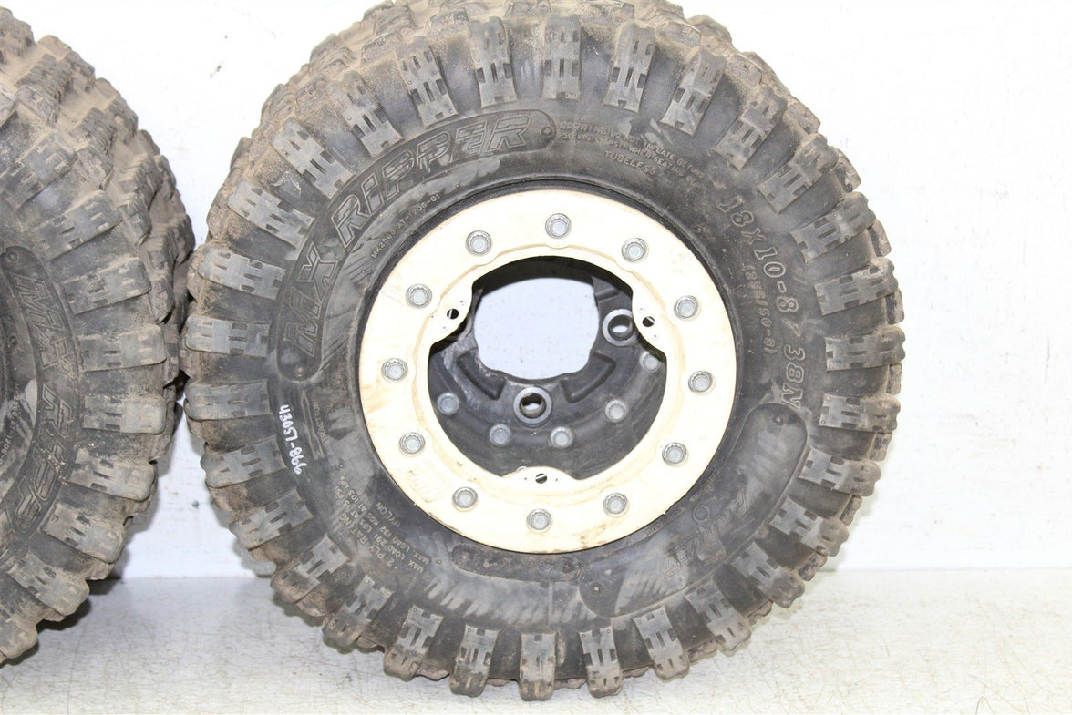 2007 Suzuki LTR 450 Hiper Carbon Fiber Bead Lock Rear Wheel Set Rims