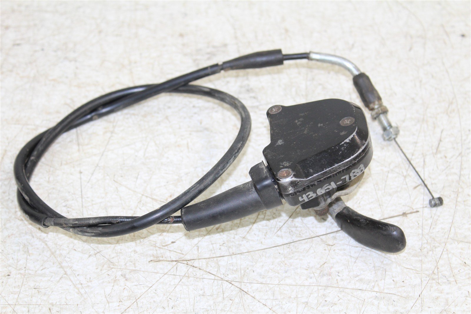 2007 Suzuki LTR 450 Throttle Lever Housing w/ Cable