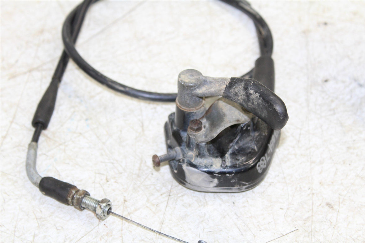 2007 Suzuki LTR 450 Throttle Lever Housing w/ Cable