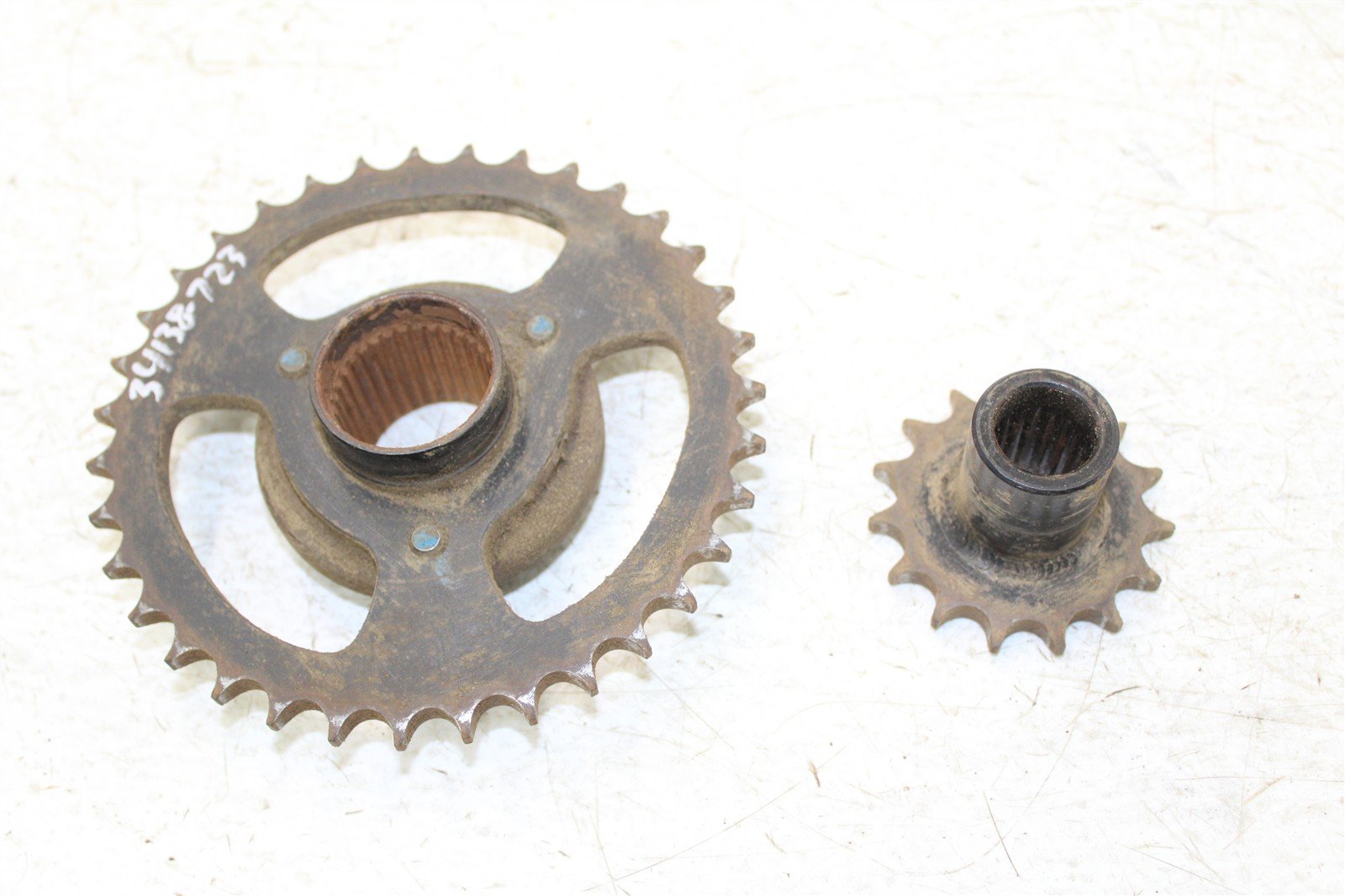 2006 Polaris Predator 50 Front & Rear Sprocket 15 & 35 Tooth Hub Mount