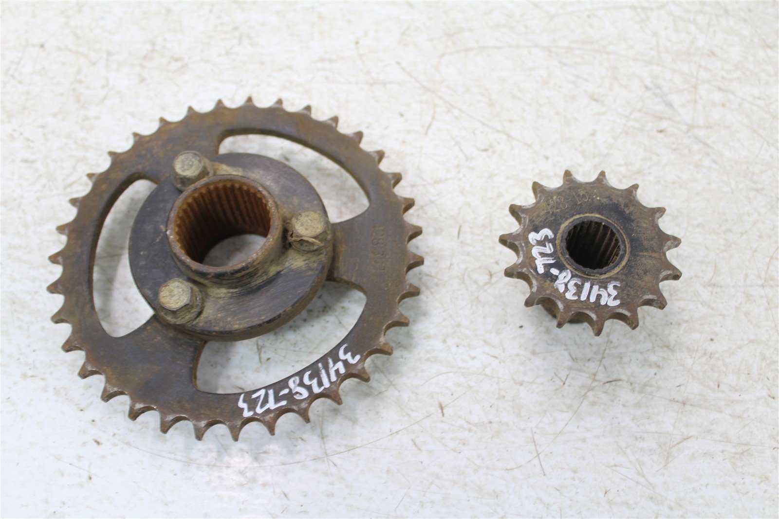 2006 Polaris Predator 50 Front & Rear Sprocket 15 & 35 Tooth Hub Mount