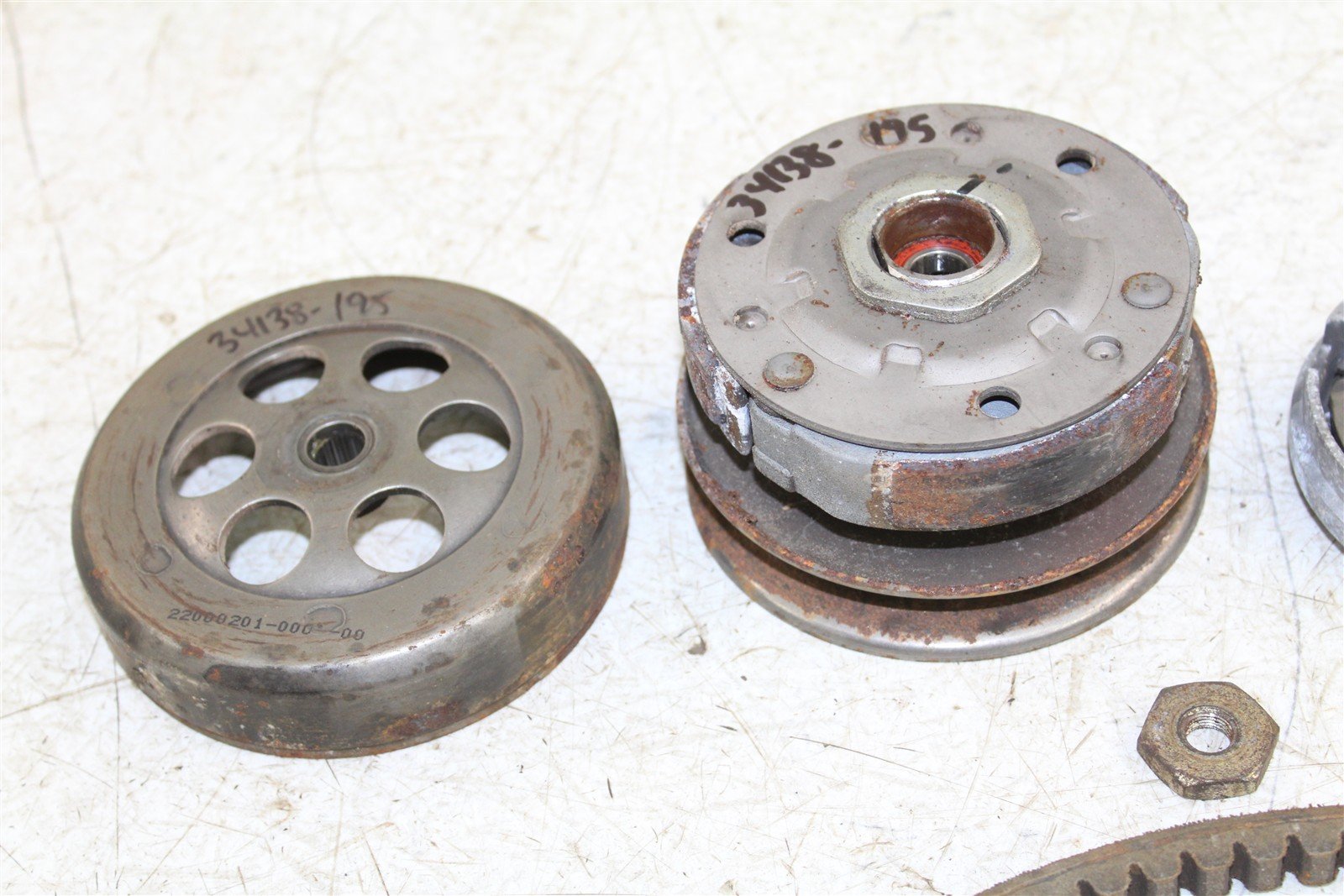 2006 Polaris Predator 50 Primary Secondary Drive Clutch Clutches w/ Belt