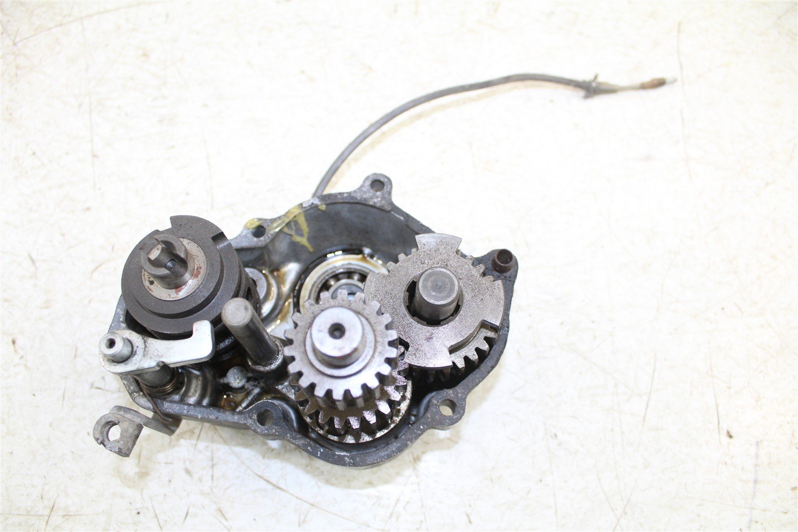 1985 Honda Fourtrax TRX 125 Sub Transmission Gears Shift Shaft Forks Drum